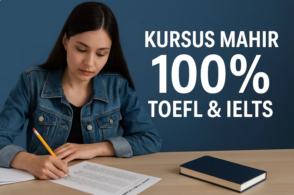 Kursus Mahir 100% TOEFL & IELTS kursus mahir 100 toefl ielts Kursus Mahir 100 Toefl Ielts