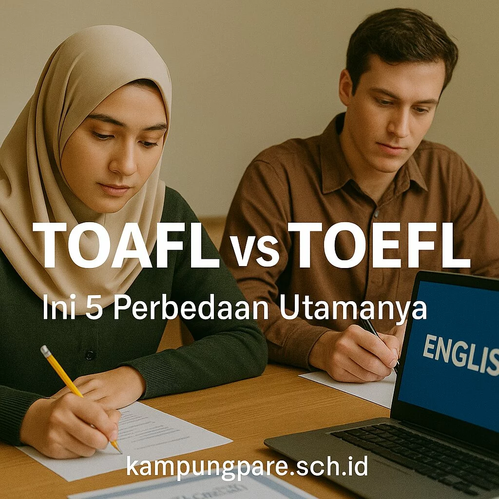 TOAFL vs TOEFL, Ini 5 Perbedaan Utamanya (Kapan Harus Ambil yang Mana?) perbedaan toafl vs toefl kapan pakai arab vs inggris Perbedaan Toafl Vs Toefl Kapan Pakai Arab Vs Inggris
