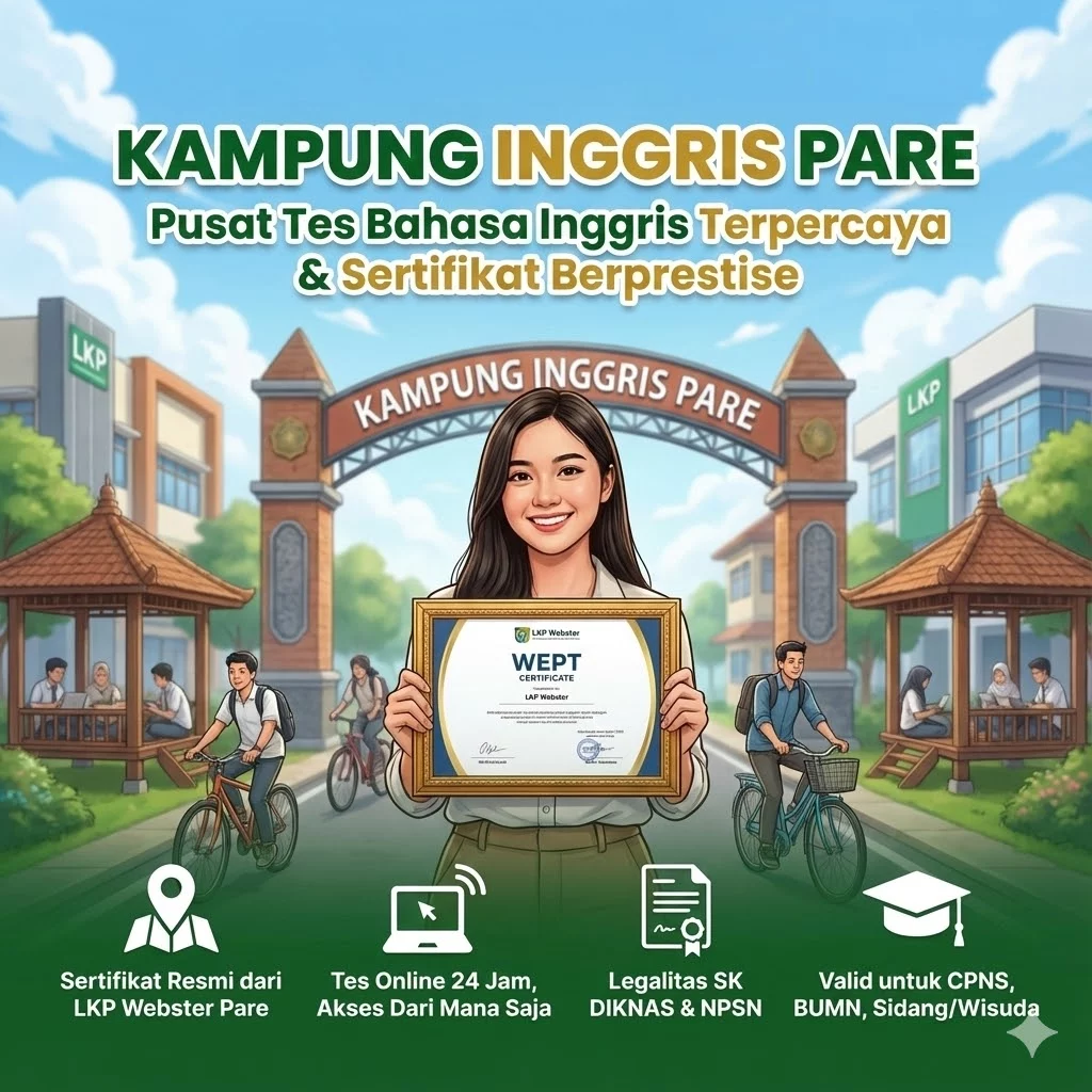 Pusat Tes Bahasa Inggris Terpercaya kampung inggris pare adalah pusat tes bahasa inggris terpercaya sertifikat berprestise Kampung Inggris Pare Adalah Pusat Tes Bahasa Inggris Terpercaya Sertifikat Berprestise