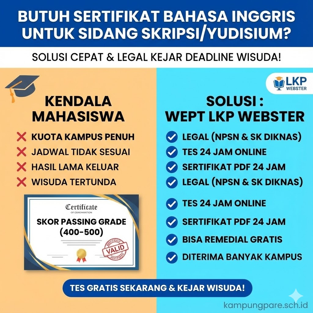 Syarat Sidang Skripsi Sertifikat EPT Cepat, Resmi & untuk Yudisium syarat sidang skripsi sertifikat ept cepat resmi untuk yudisium Syarat Sidang Skripsi Sertifikat Ept Cepat Resmi Untuk Yudisium