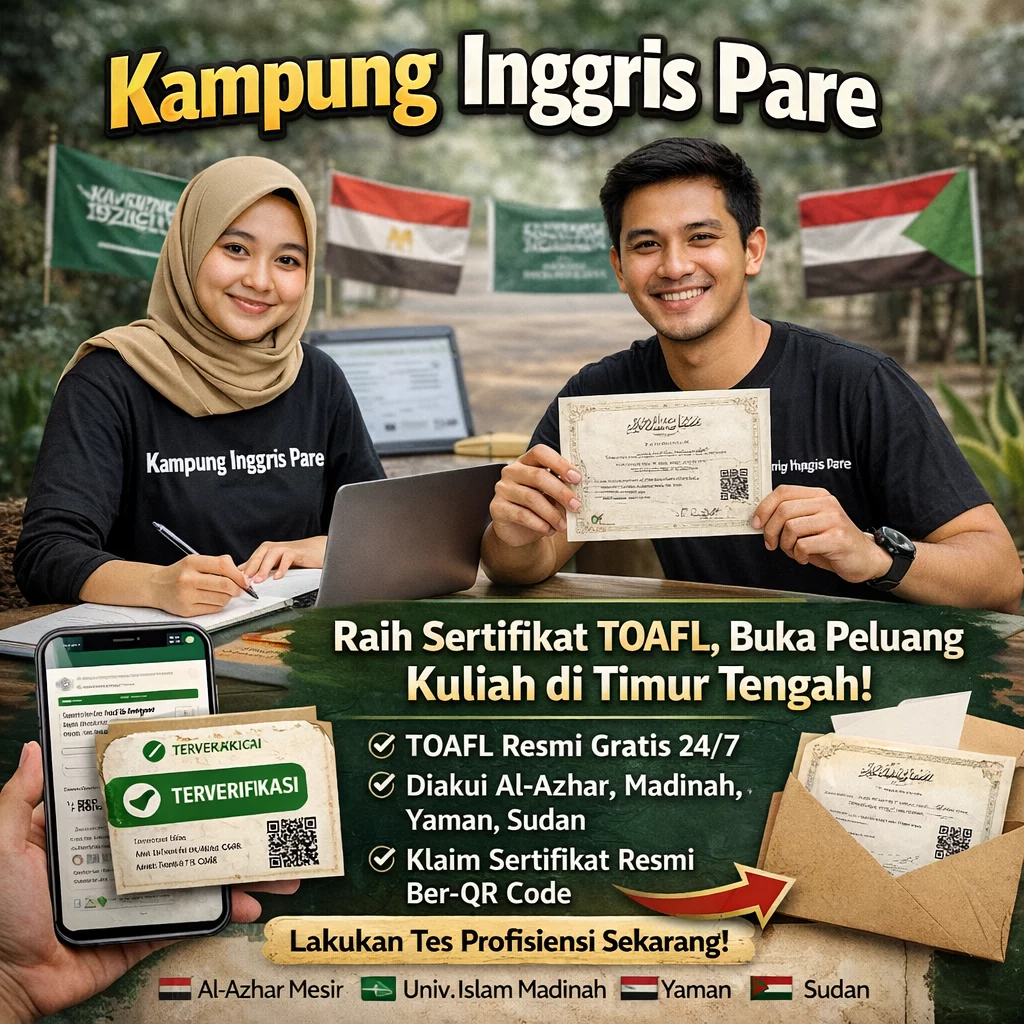 Syarat TOAFL Kuliah Al-Azhar Mesir Mandiri aih sertifikat dan kuliah di imur engah Raih Sertifikat TOAFL Dan Kuliah Di Timur Tengah