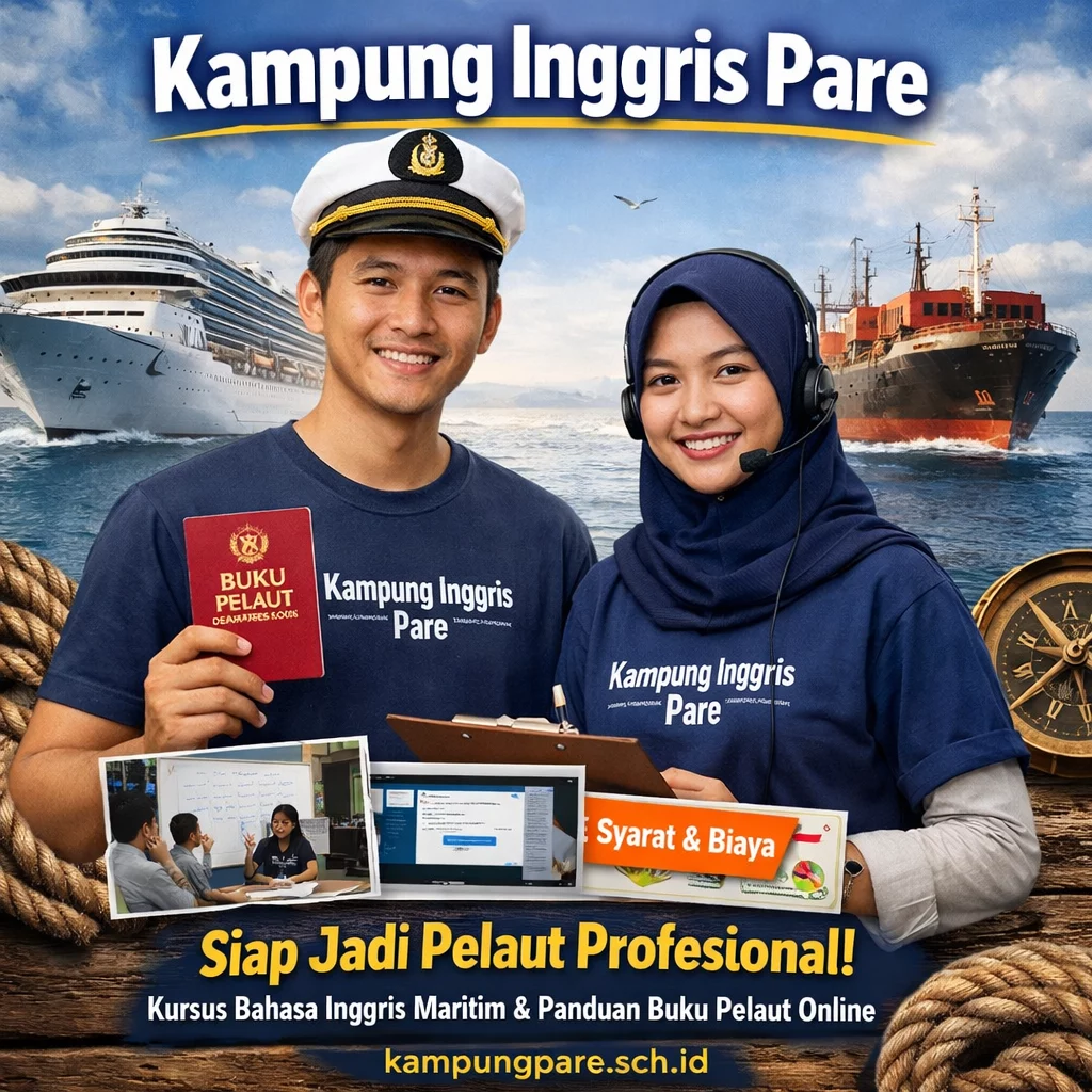 Cara membuat buku pelaut online (Syarat, Biaya, dan Alur) ampung nggris are elaut rofesional Kampung Inggris Pare Pelaut Profesional