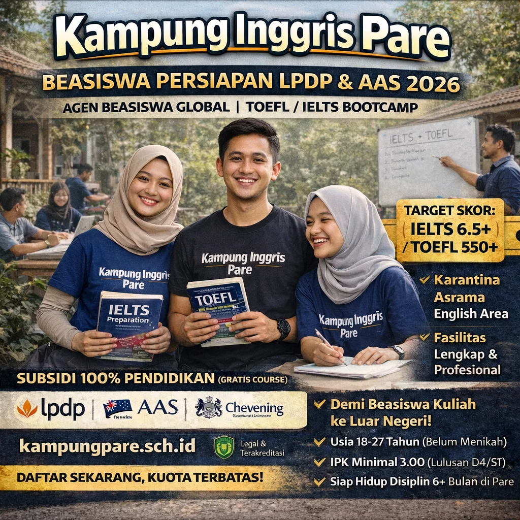 Info Beasiswa Persiapan LPDP & AAS easiswa ersiapan 2026 Beasiswa Persiapan LPDP AAS 2026