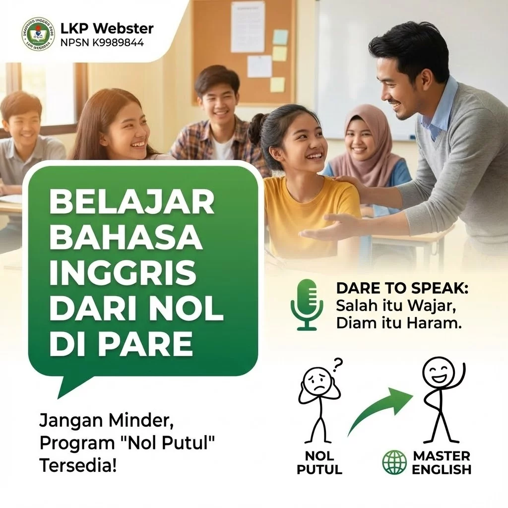 Kursus Bahasa Inggris Mulai dari "NOL" elajar ahasa nggris dari ol di are jpg Belajar Bahasa Inggris Dari Nol Di Pare
