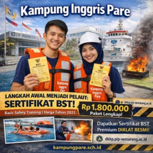 Kampung Inggris Pare elatihan ampung nggris are Sertifikat BST (Basic Safety Training) 2026