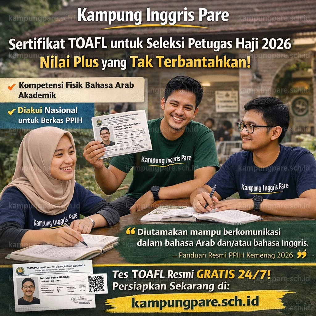 Sertifikat TOAFL untuk Seleksi Petugas Haji 2026 ertifikat untuk eleksi etugas aji 2026 Sertifikat TOAFL Untuk Seleksi Petugas Haji 2026