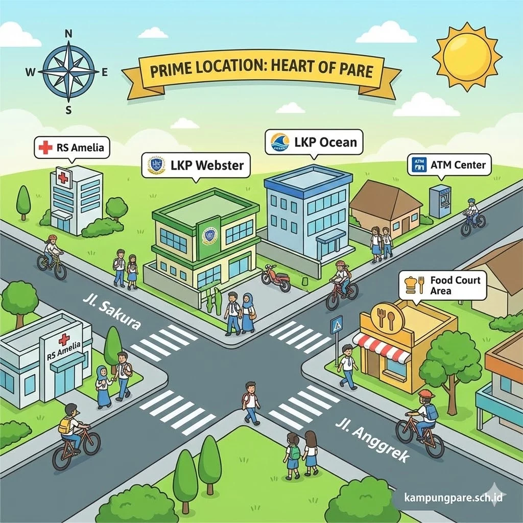7 Keunggulan Lokasi LKP Webster & Ocean lustrasi 7 lasan emilih ebster cean di antung ampung nggris jpg Ilustrasi 7 Alasan Memilih LKP Webster Ocean Di Jantung Kampung Inggris