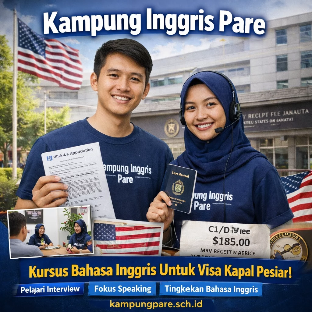 Biaya Visa C1/D Amerika Terbaru 2026 ursus ahasa nggris untuk isa Kursus Bahasa Inggris Untuk Visa USA