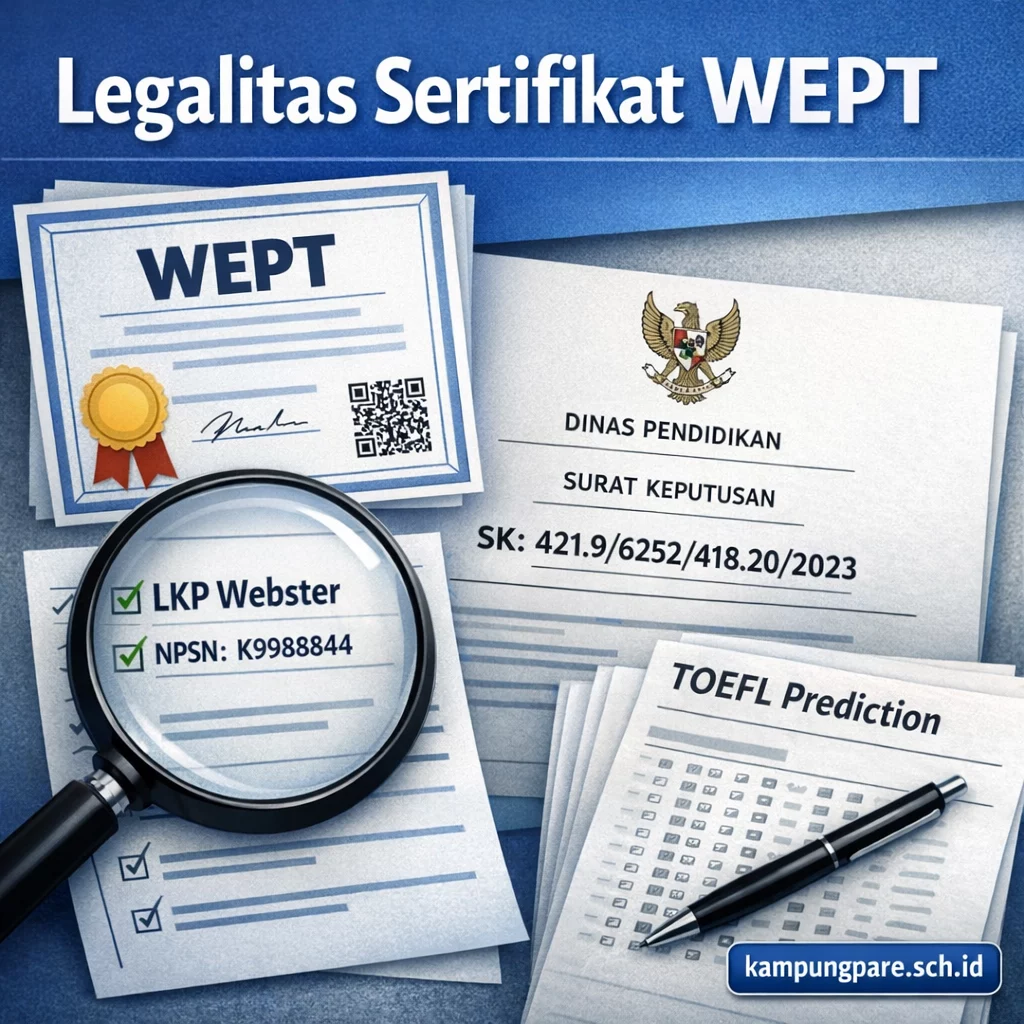 Legalitas Sertifikat WEPT Valid? Cek NPSN Webster legalitas sertifikat dan dokumen pendidikan Legalitas Sertifikat Dan Dokumen Pendidikan