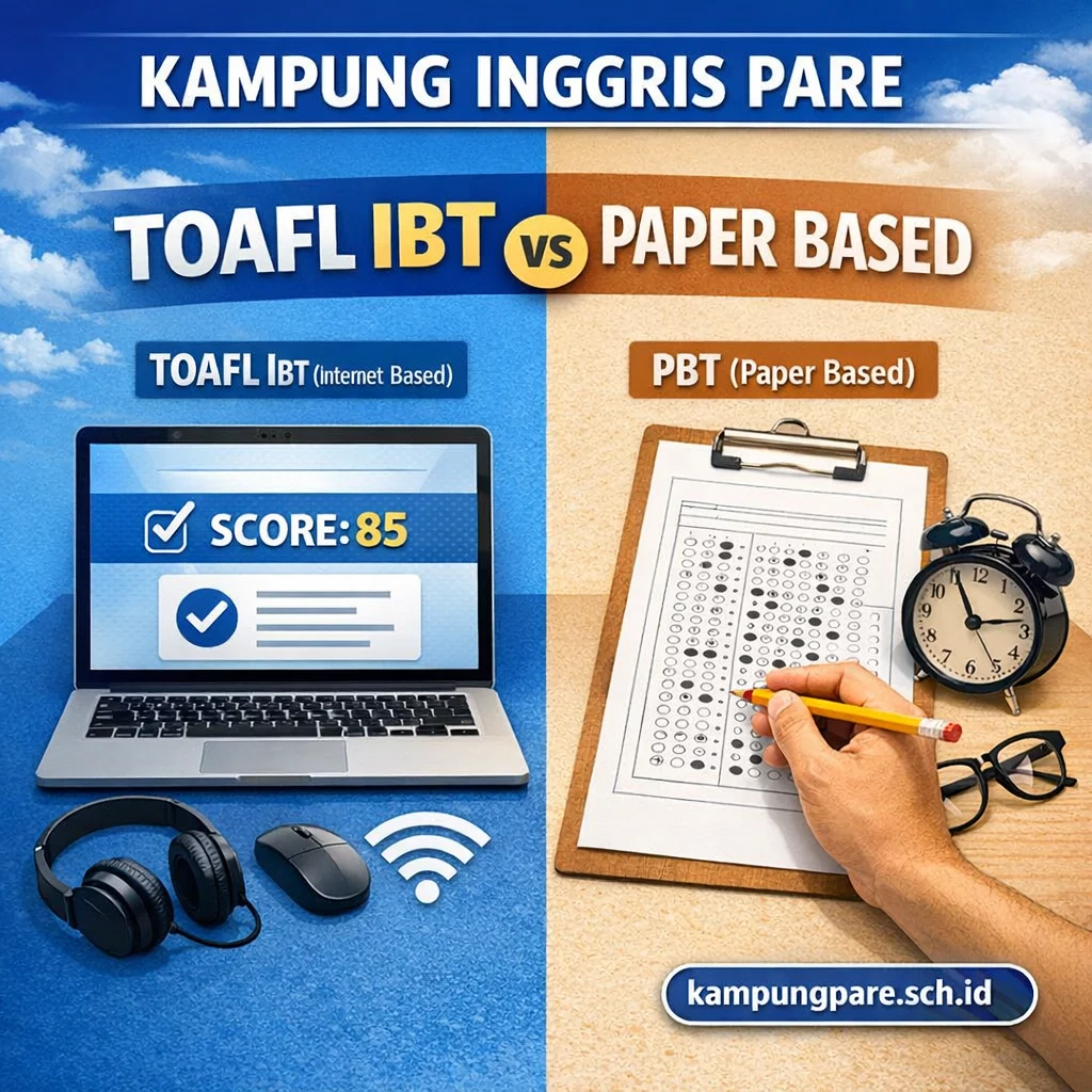 TOAFL IBT vs PBT Kelebihan Tes Online dari Rumah perbandingan toafl ibt dan paper based Perbandingan TOAFL IBT Dan Paper Based