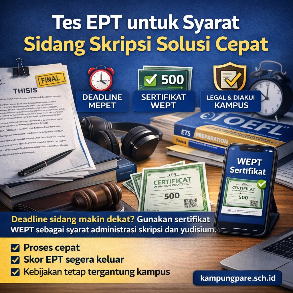 Tes EPT untuk Syarat Sidang Skripsi Solusi Cepat solusi cepat tes ept untuk skripsi Solusi Cepat Tes EPT Untuk Skripsi