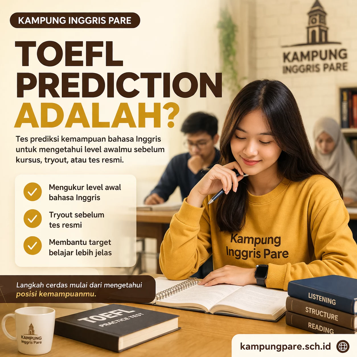 Apa Itu TOEFL Prediction dan Kegunaannya? apa itu toefl prediction dan kegunaannya Apa Itu TOEFL Prediction Dan Kegunaannya