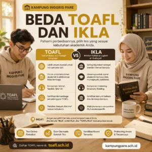 Perbedaan TOAFL dan IKLA di Kampus beda toafl dan ikla untuk pemula Beda TOAFL Dan IKLA Untuk Pemula