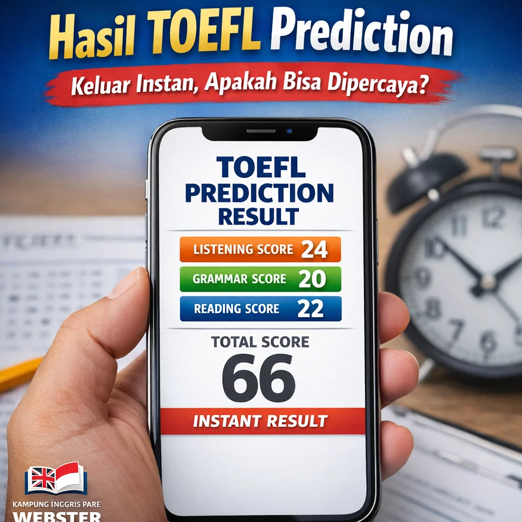 Hasil TOEFL Prediction Keluar Instan, Apakah Bisa Dipercaya? hasil toefl prediction instan Hasil TOEFL Prediction Instan