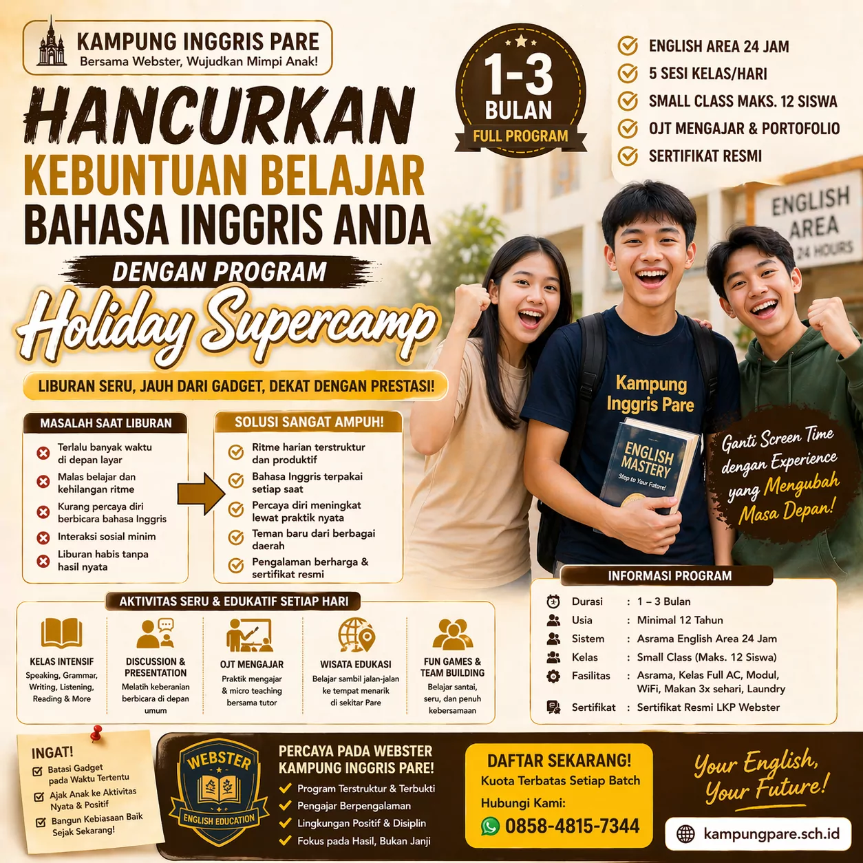 Holiday Supercamp untuk Liburan Anak Produktif holiday supercamp untuk liburan anak Holiday Supercamp Untuk Liburan Anak
