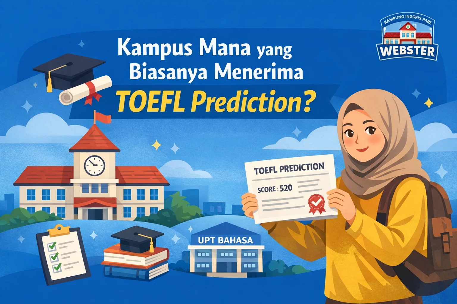 Kampus Mana yang Biasanya Menerima TOEFL Prediction? kampus penerima toefl prediction di indonesia Kampus Penerima TOEFL Prediction Di Indonesia