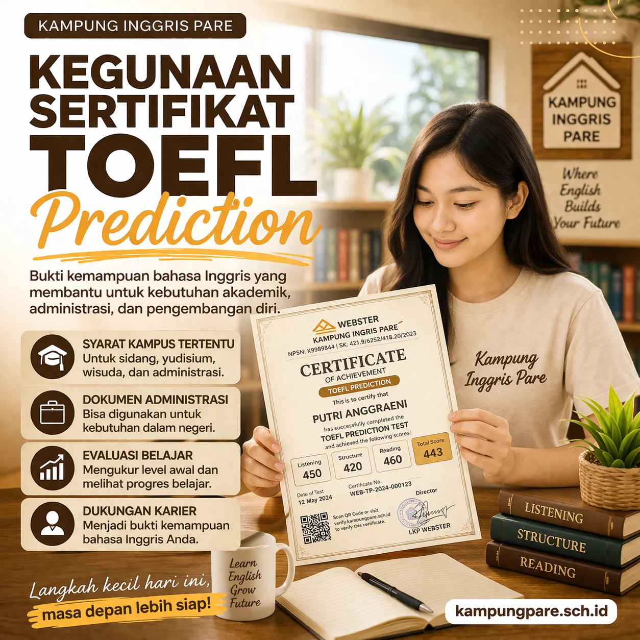 Kegunaan Sertifikat TOEFL Prediction kegunaan sertifikat toefl prediction Kegunaan Sertifikat TOEFL Prediction
