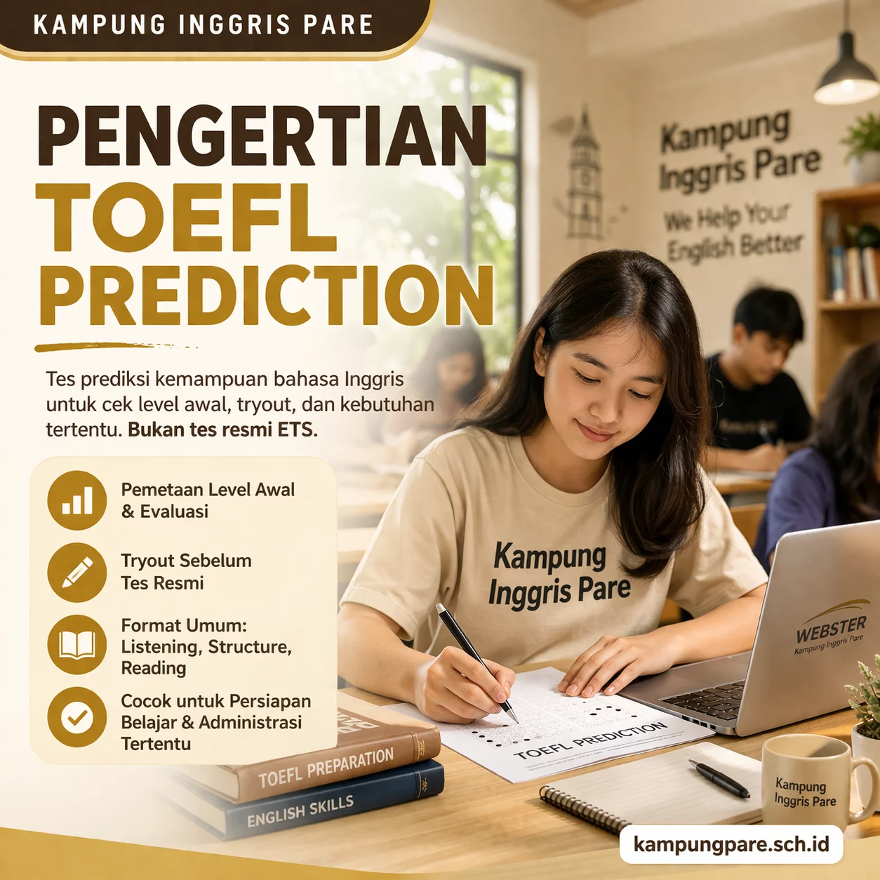 Apa Itu TOEFL Prediction? Penjelasan Mudah pengertian toefl prediction untuk pemula Pengertian TOEFL Prediction Untuk Pemula
