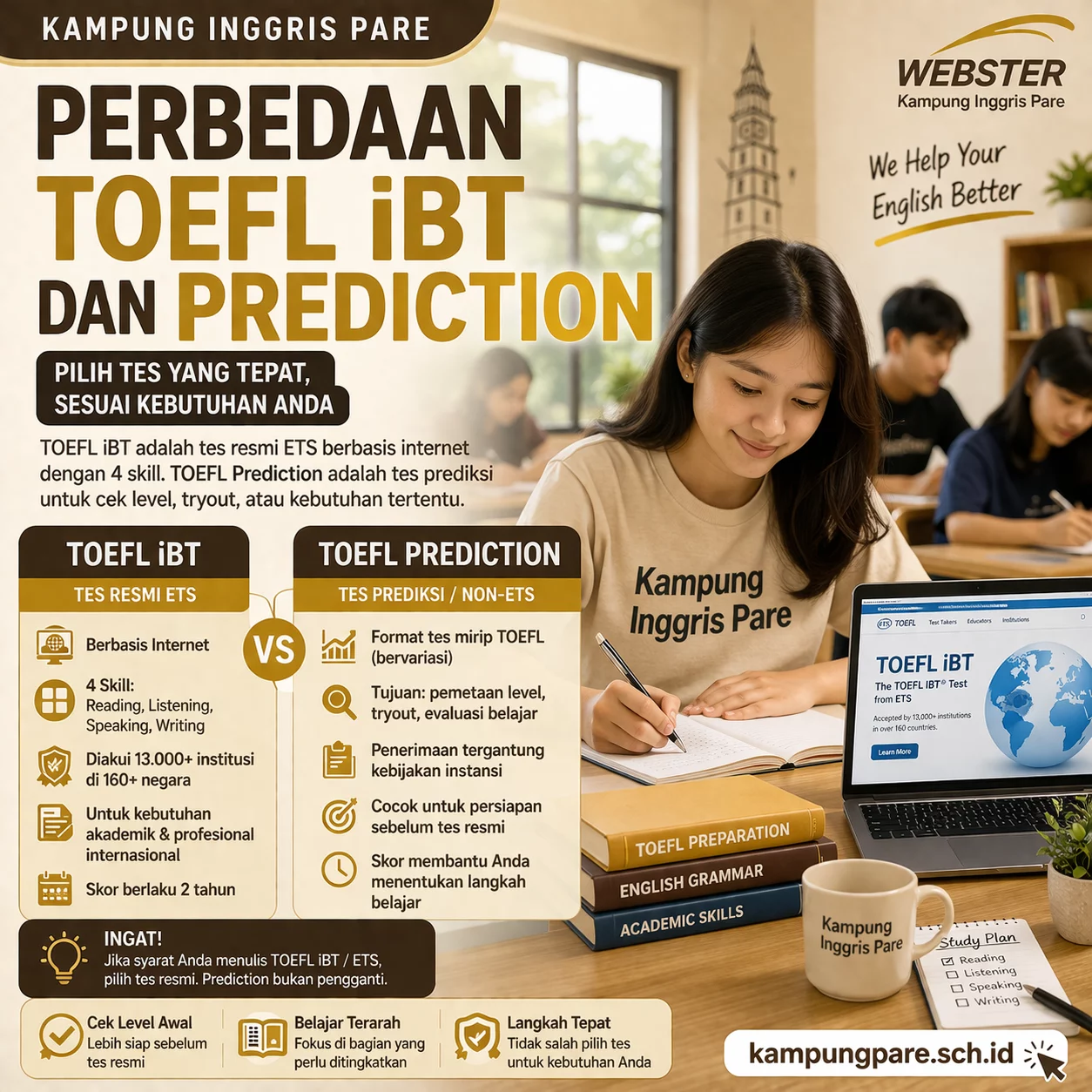TOEFL iBT vs Prediction, Apa Bedanya? perbedaan toefl ibt dan prediction Perbedaan TOEFL IBT Dan Prediction