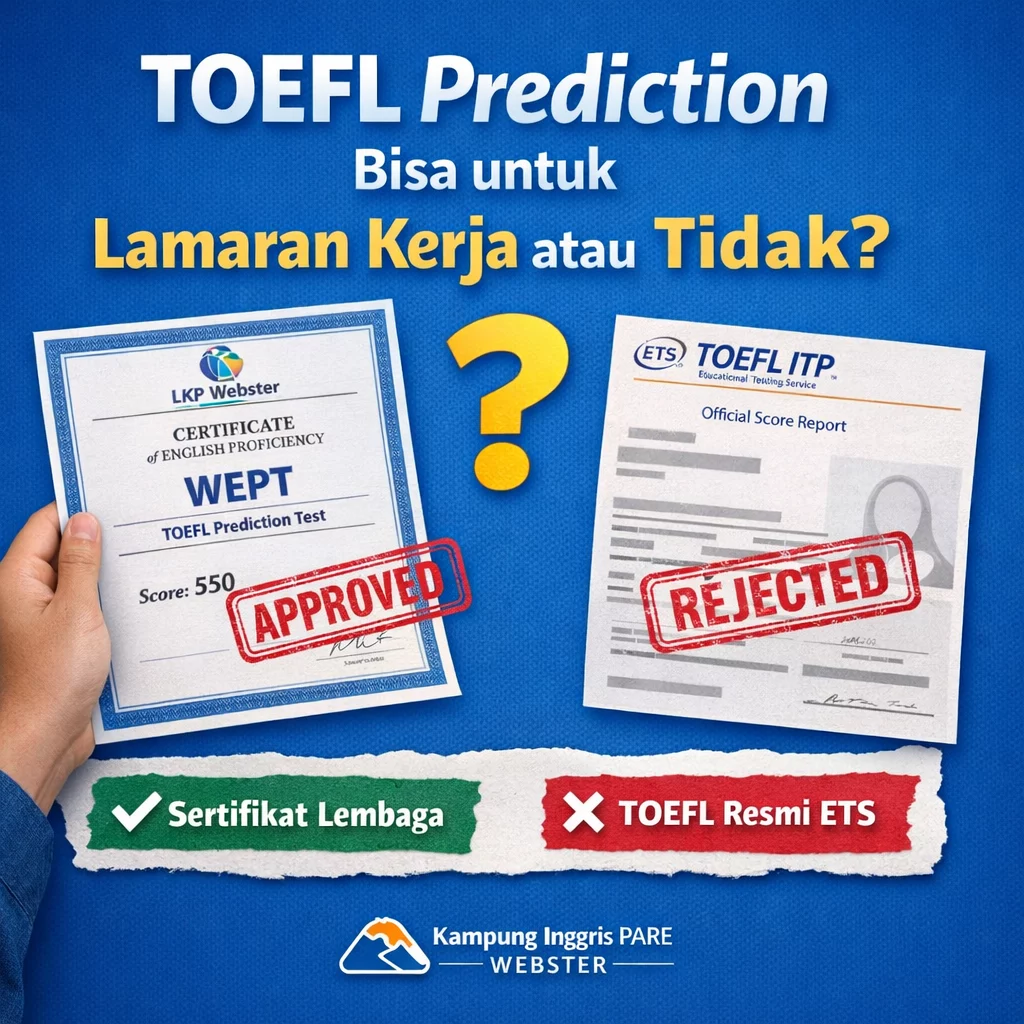 TOEFL Prediction Bisa untuk Lamaran Kerja atau Tidak? prediksi toefl untuk lamaran kerja Prediksi TOEFL Untuk Lamaran Kerja