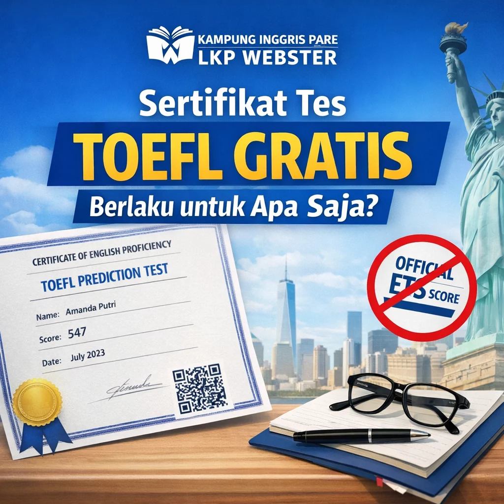 Tes TOEFL Gratis Berlaku untuk Apa Saja? sertifikat toefl dan peluangnya Sertifikat TOEFL Dan Peluangnya