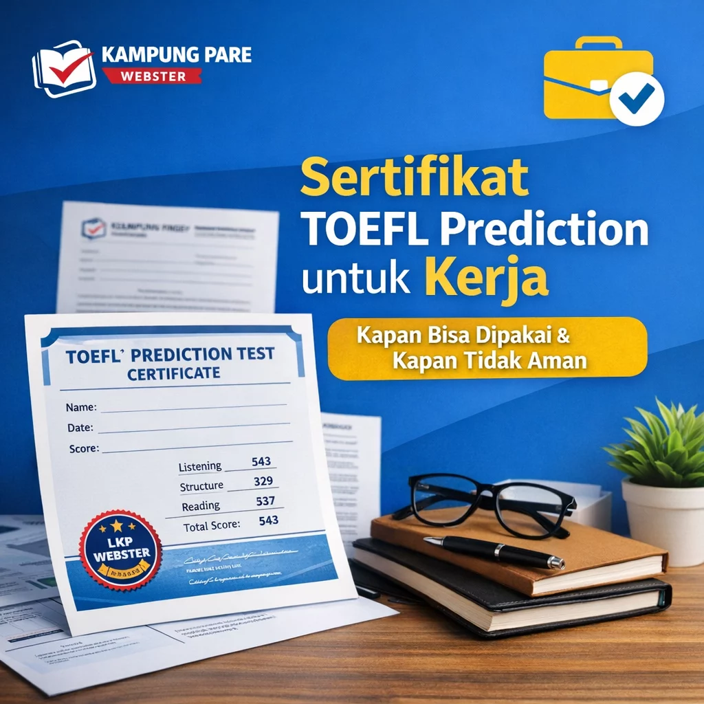 Sertifikat TOEFL Prediction untuk Kerja sertifikat toefl prediction untuk kerja Sertifikat TOEFL Prediction Untuk Kerja
