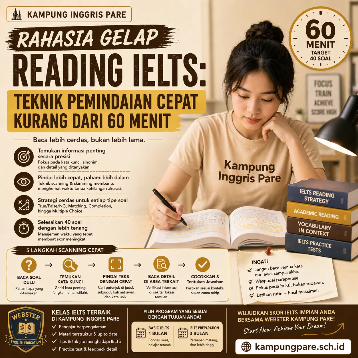 Teknik Scanning Reading IELTS 60 Menit teknik scanning reading ielts 60 menit Teknik Scanning Reading Ielts 60 Menit