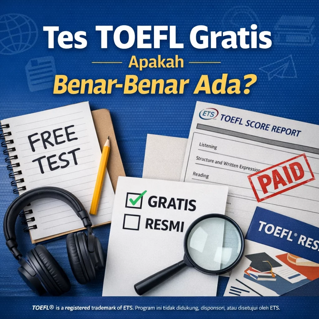 Tes TOEFL Gratis Apakah Benar-Benar Ada? tes toefl gratis di kampung inggris Tes TOEFL Gratis Di Kampung Inggris
