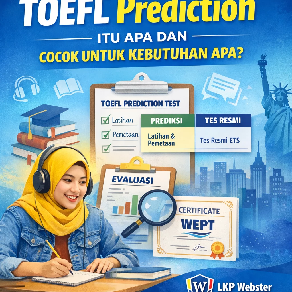 TOEFL Prediction Itu Apa dan Cocok untuk Kebutuhan Apa? tes toefl prediction dan wept program Tes TOEFL Prediction Dan WEPT Program