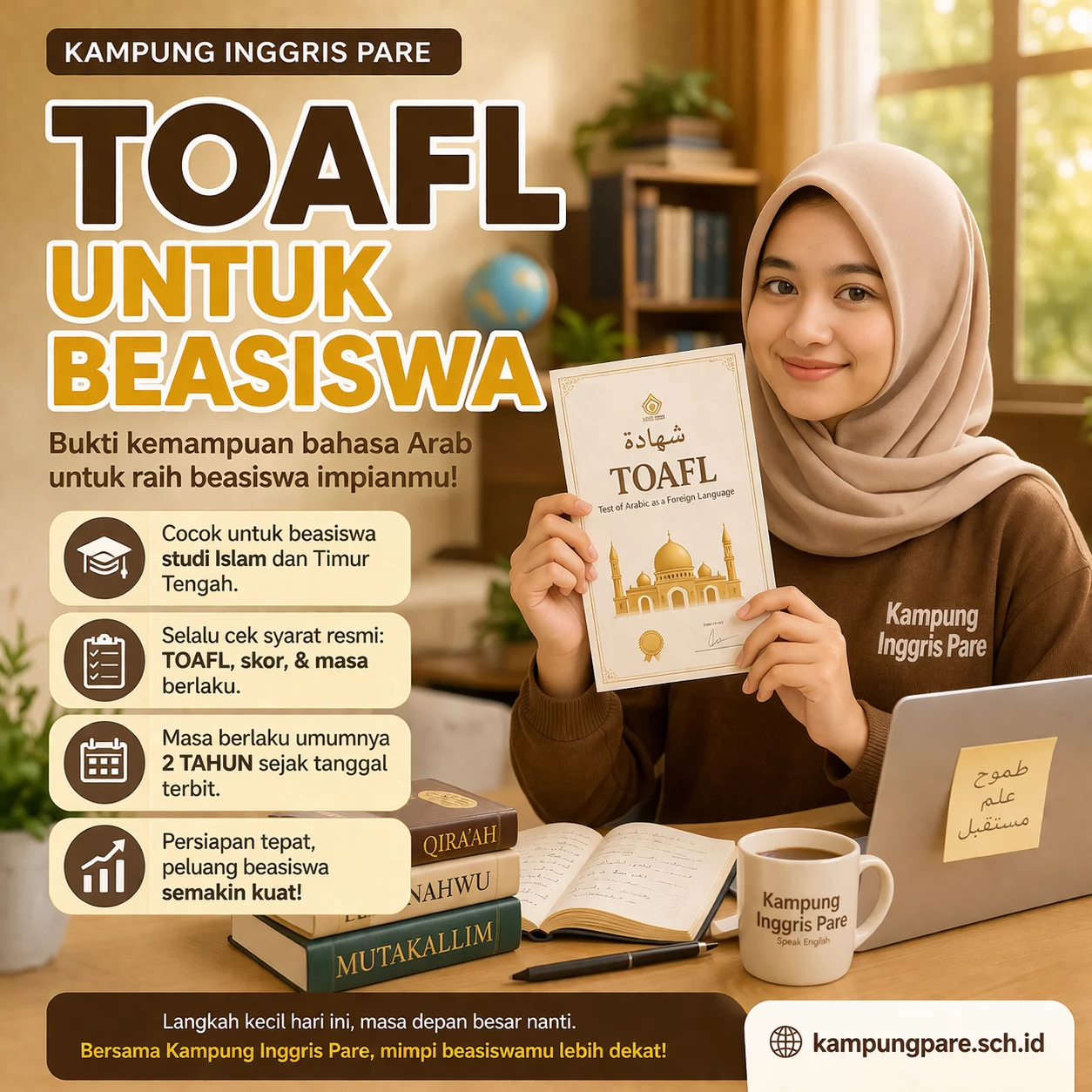 Apakah TOAFL Bisa untuk Beasiswa? toafl untuk beasiswa TOAFL Untuk Beasiswa