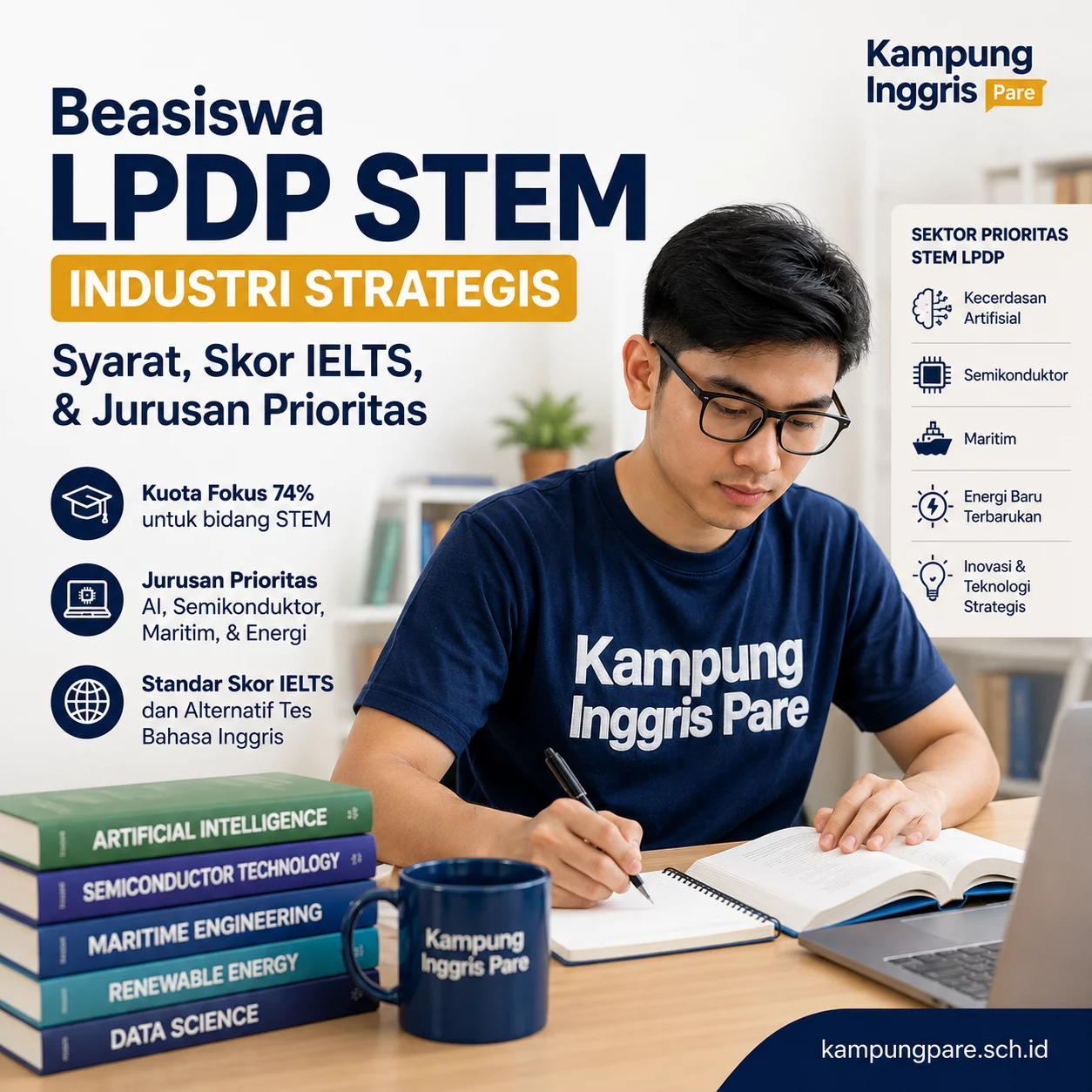 Beasiswa LPDP STEM Industri Strategis: Syarat & IELTS beasiswa lpdp stem industri strategis Beasiswa LPDP STEM Industri Strategis, syarat IELTS, dan jurusan prioritas