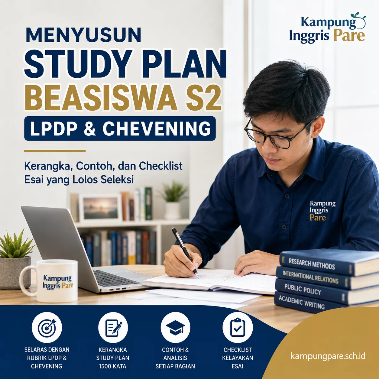 Format Study Plan Beasiswa S2 yang Kuat dan Terarah format study plan beasiswa s2 lpdp chevening Format study plan beasiswa S2 LPDP dan Chevening untuk pelamar studi luar negeri
