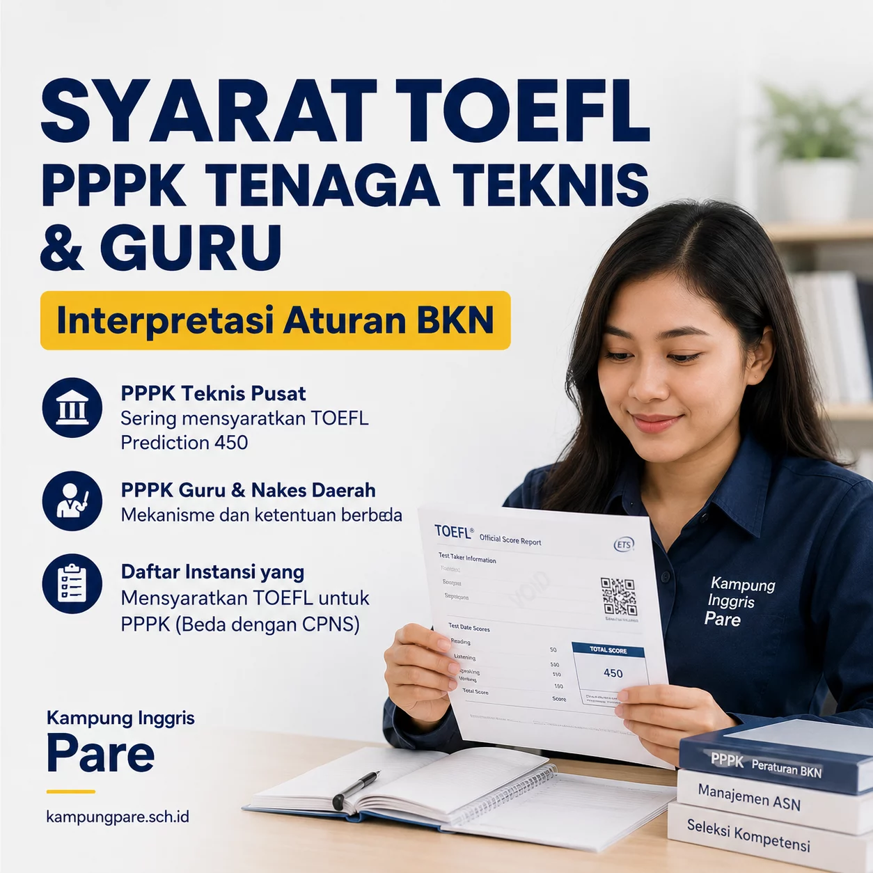 Syarat TOEFL PPPK Tenaga Teknis dan Guru syarat toefl pppk tenaga teknis Syarat TOEFL PPPK Tenaga Teknis dan Guru berdasarkan ketentuan instansi