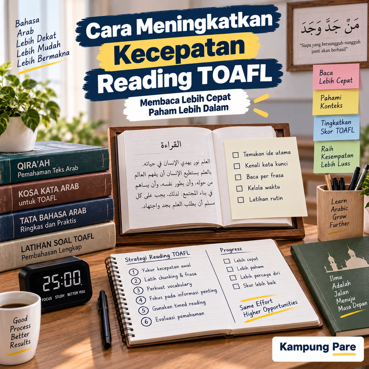 Cara Meningkatkan Kecepatan Reading TOAFL cara meningkatkan reading toafl Cara meningkatkan kecepatan Reading TOAFL dengan chunking, vocabulary, dan timed reading