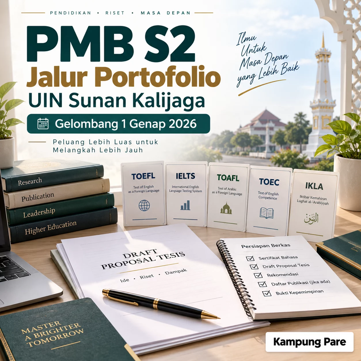 PMB S2 Jalur Portofolio UIN Sunan Kalijaga 2026 pmb s2 jalur portofolio uin sunan kalijaga 2026 PMB S2 Jalur Portofolio UIN Sunan Kalijaga Gelombang 1 Genap 2026