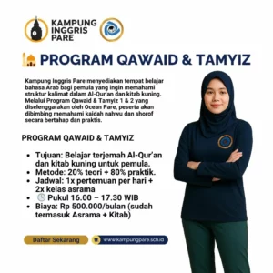 Program Qawaid Tamyiz Kampung Inggris Pare