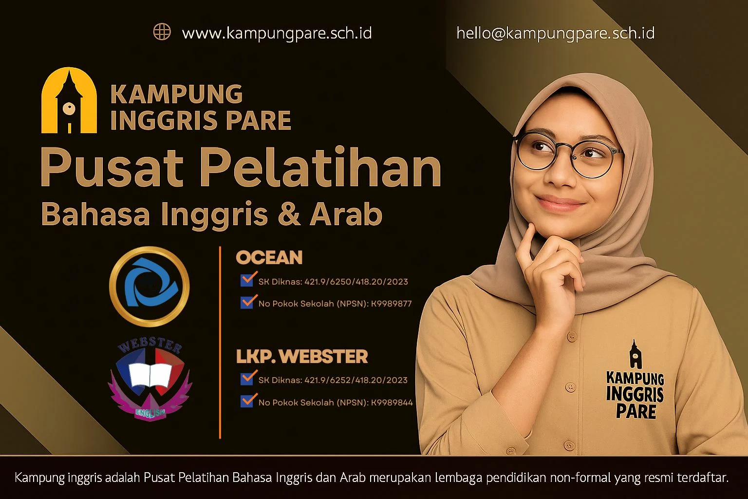 Pusat Pelatihan Bahasa Inggris Arab Di Kampung Inggris Pare