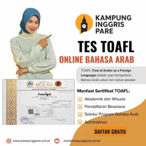 Tes Toafl Resmi Lkp Ocean Kampung Inggris Pare