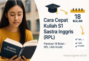 Bagaimana Cara Cepat Kuliah S1 Sastra Inggris?