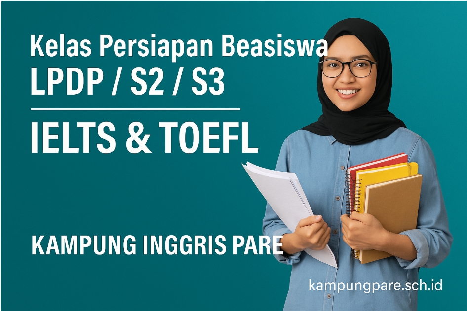 Kelas Persiapan Beasiswa Lpdp S2 S3 Ielts Toefl Kampung Inggris Pare