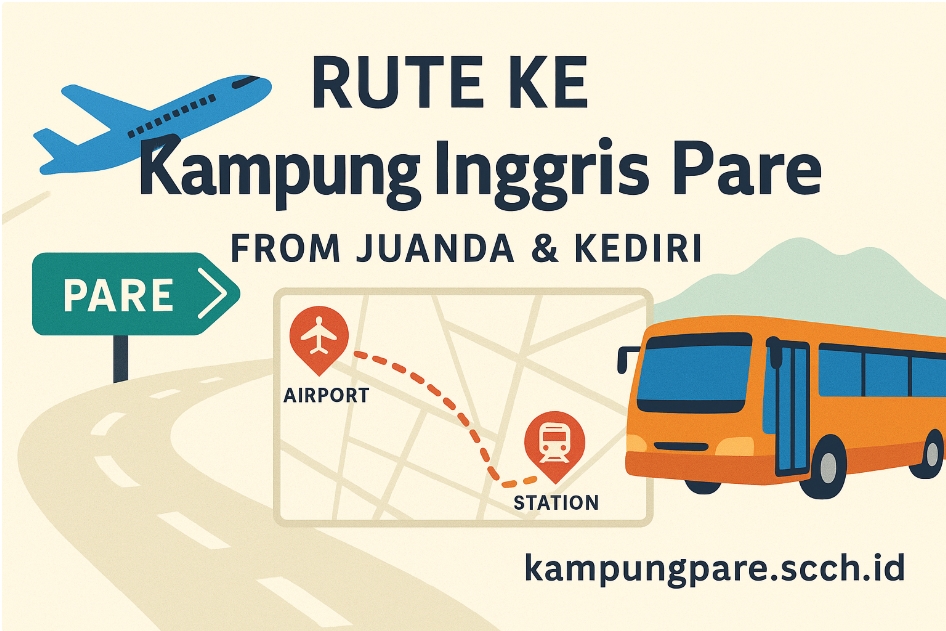 Rute Ke Kampung Inggris Dari Bandara Juanda Stasiun Kediri Semua Opsi Transport