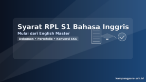 Syarat RPL S1 Bahasa Inggris