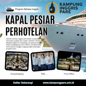 Program Bahasa Inggris Kapal Pesiar Perhotelan Kampung Inggris Pare