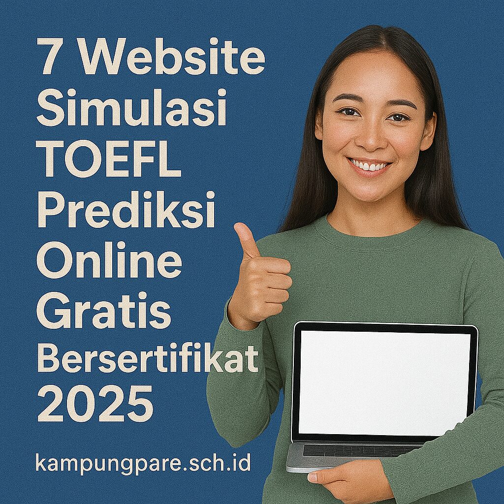 7 Website Simulasi Toefl Prediksi Online Gratis Bersertifikat 2025