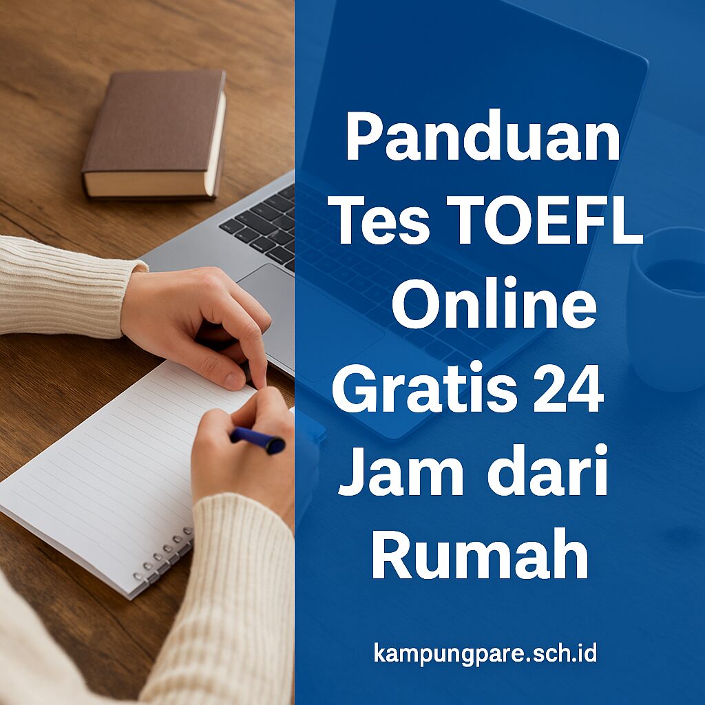 Panduan Tes Toefl Online Gratis 24 Jam Dari Rumah