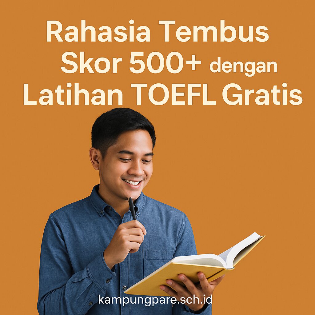 Rahasia Tembus Skor 500 Dengan Latihan Toefl Gratis