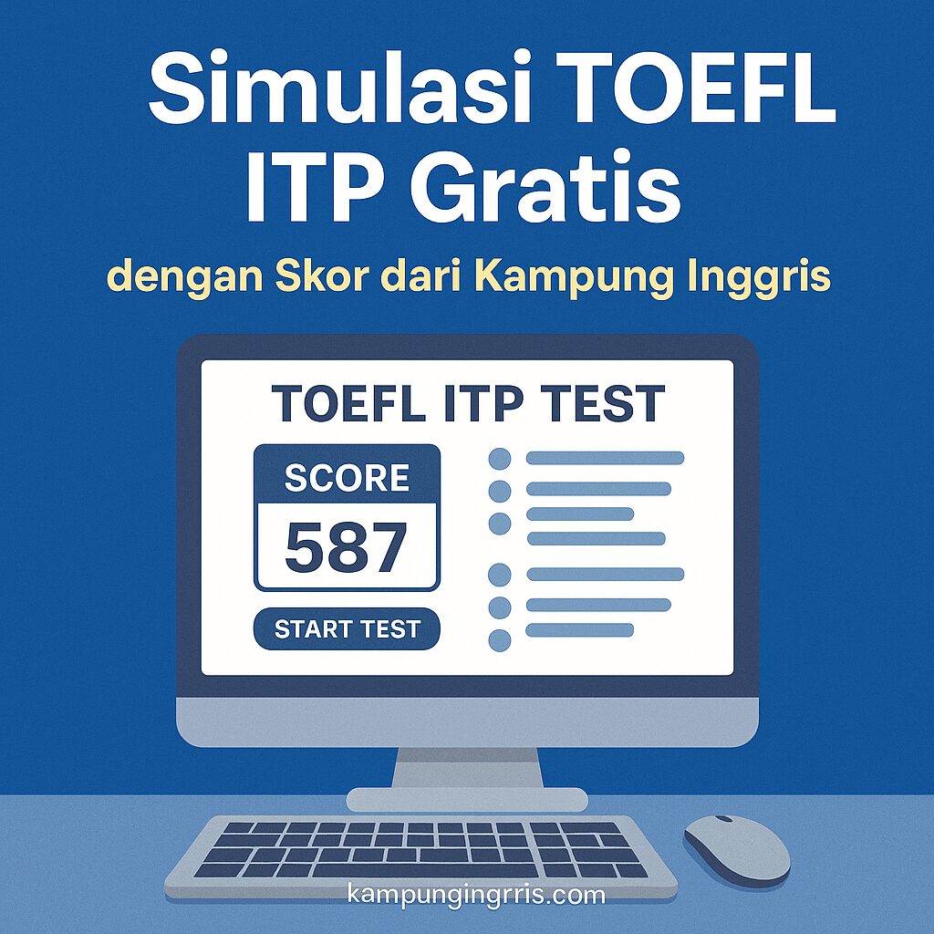 Simulasi Toefl Itp Gratis Dengan Skor Dari Kampung Inggris