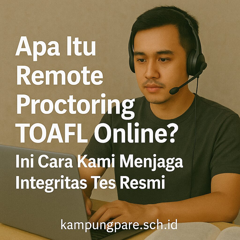 Apa Itu Remote Proctoring Toafl Online