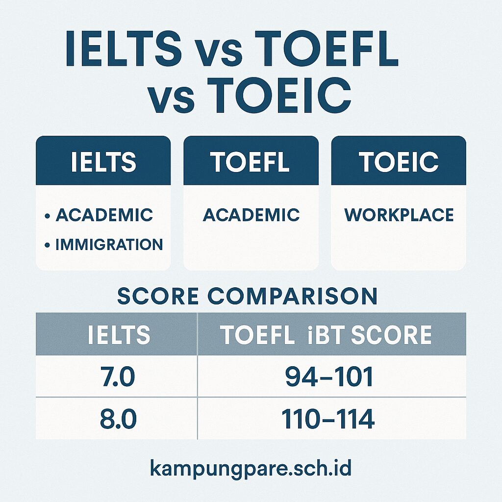 Ielts Vs Toefl Vs Toeic Mana Yang Harus Saya Ambil