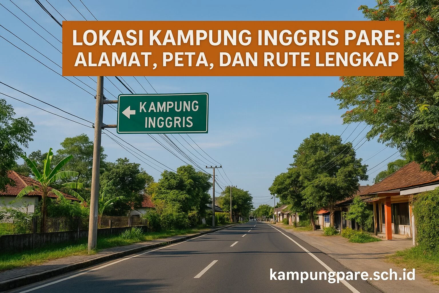 Lokasi Kampung Inggris Pare Alamat Peta Dan Rute Lengkap